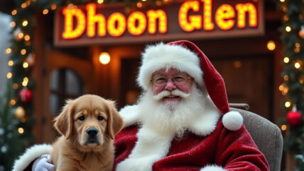 Santa Paws Grotto at Zen at the Glen