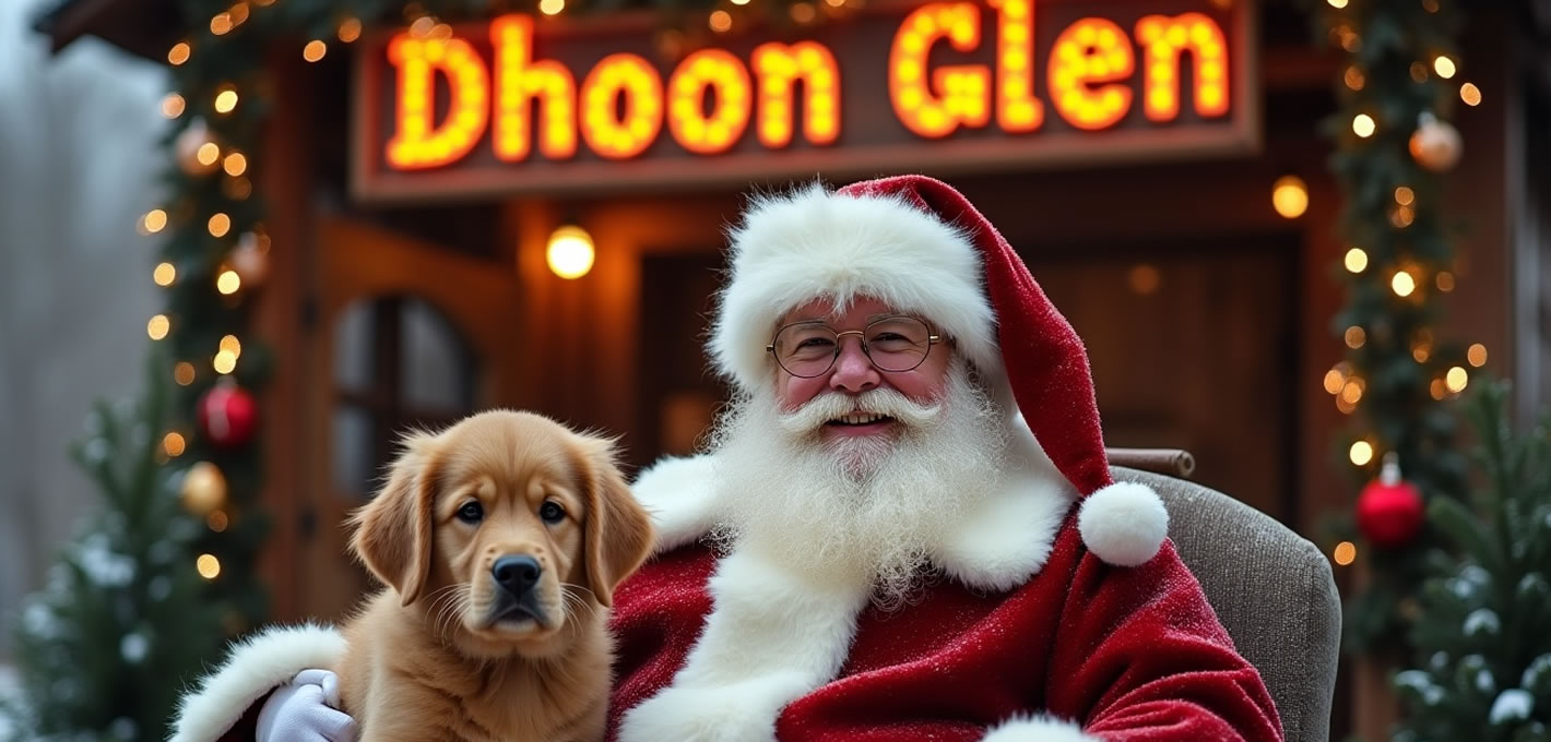 Santa Paws Grotto at Zen at the Glen